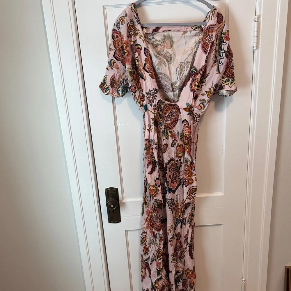 Kachel Flutter Sleeve Slip Dress - Picture 5 of 5